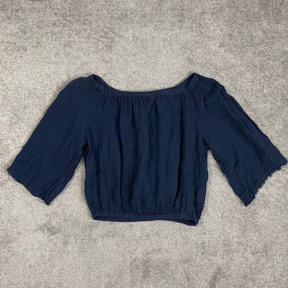 Michael Stars Tops - NWOT Michael Stars LA Raglan Style Crop Top Shirt Blouse Women’s Small